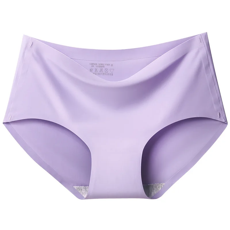 Giczi Large Size Seamless Women's Panties Sport Breathable Underwear Femme Briefs Comfortable Lingerie Hot Sale Solid Underpants