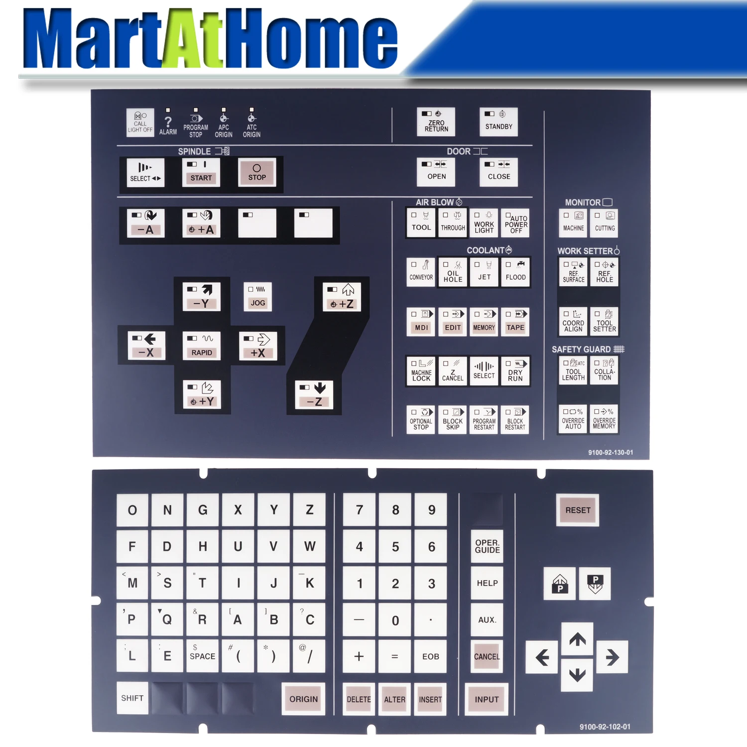 Machining Centre Operation Panel Keyboard Film Replacement for FANUC HITACHI VS40 VS50 VS60