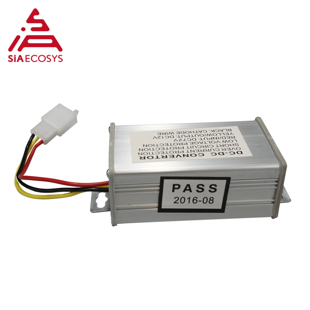 QS 72V to 12V 10A DC-DC Converter for Electric Motorcycle/Electric Vehicle/Electric Car