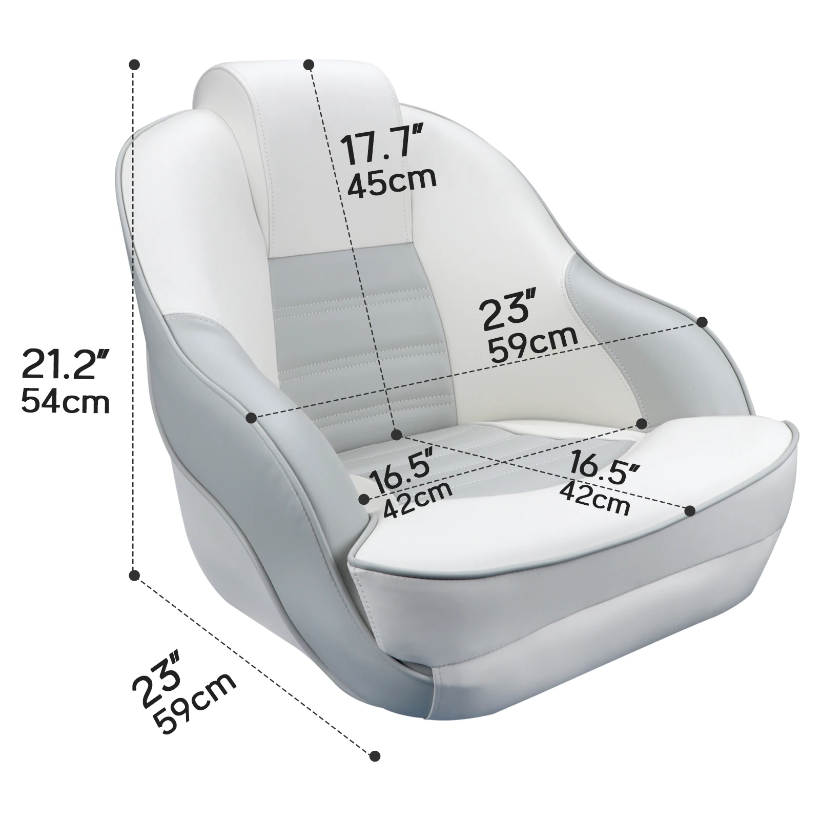 Marine accessories Boat Seat Boat Fishing Pro Casting Deck Seat Boat Butt Chair