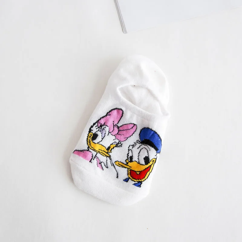8 Pairs/lot Korea Style Women Socks Kawaii Cute Cartoon Socks  Mouse Duck Fox animal ankle Socks Cotton Invisible socks