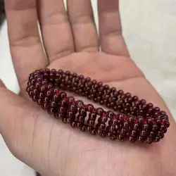 red garnet stone bracelet natural gemstone jewelry bracelet DIY bracelet  for woman wholesale !