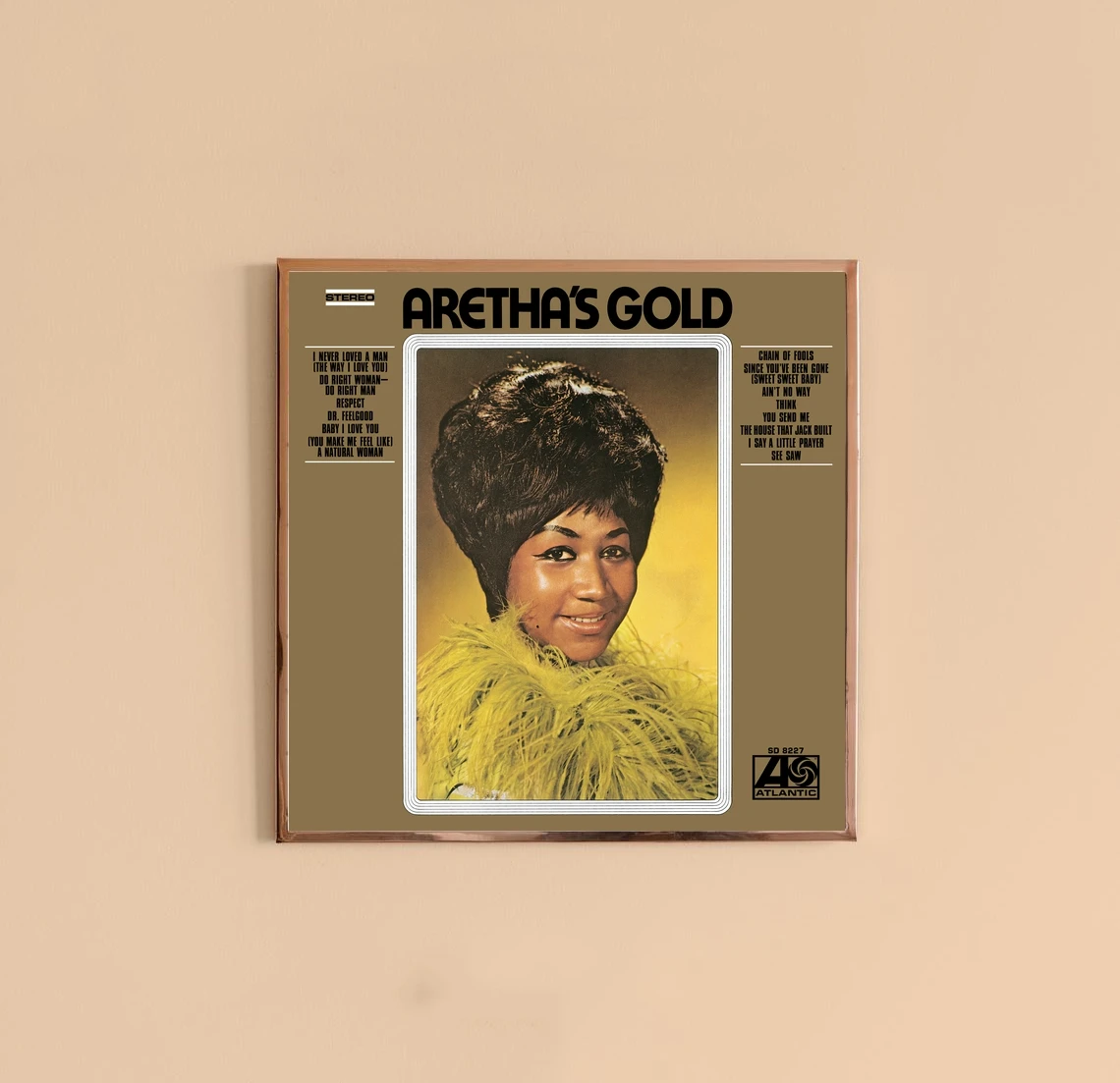 Aretha Franklin Aretha's Gold Music Album Poster Home Wall Painting Decoration (No Frame)