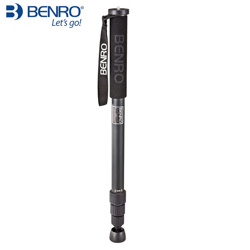 

BENRO A28T Monopod Professional Aluminium Monopods For Camera Without 3-Leg Locking Base 4 Joint Max Load 12kg DHL Free Shipping