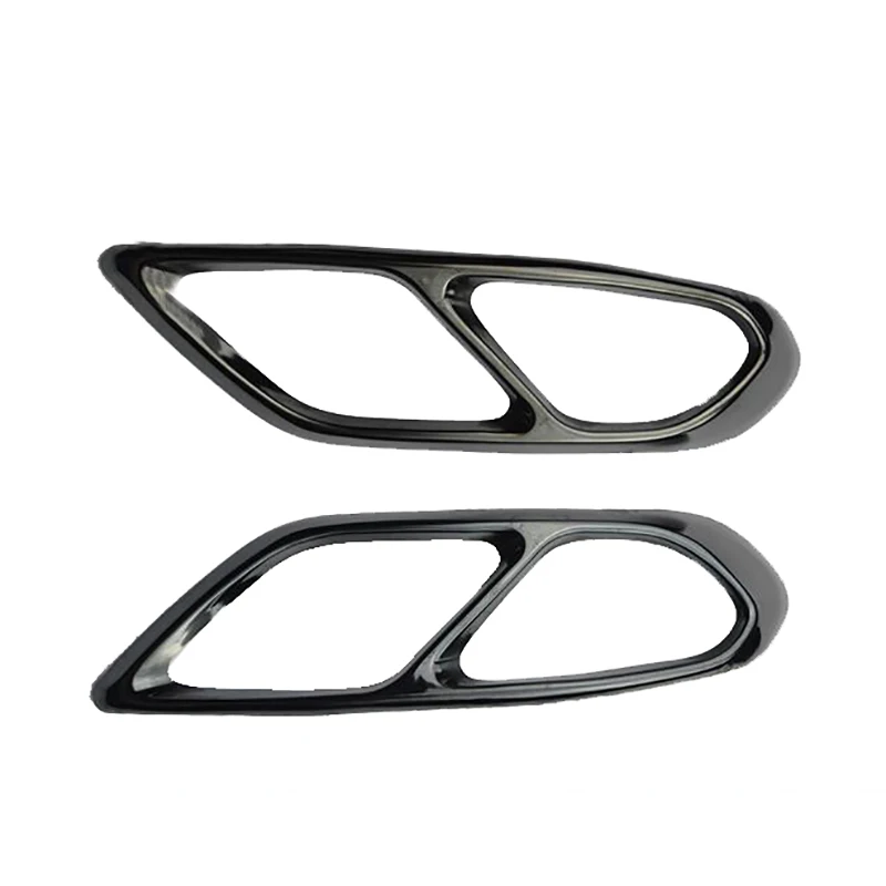 

For Ford Mondeo/Fusion Sedan 2013-2019 Car Rear Dual Exhaust Muffler End Pipe Stickers Cover Trims Accessories Stainless Steel