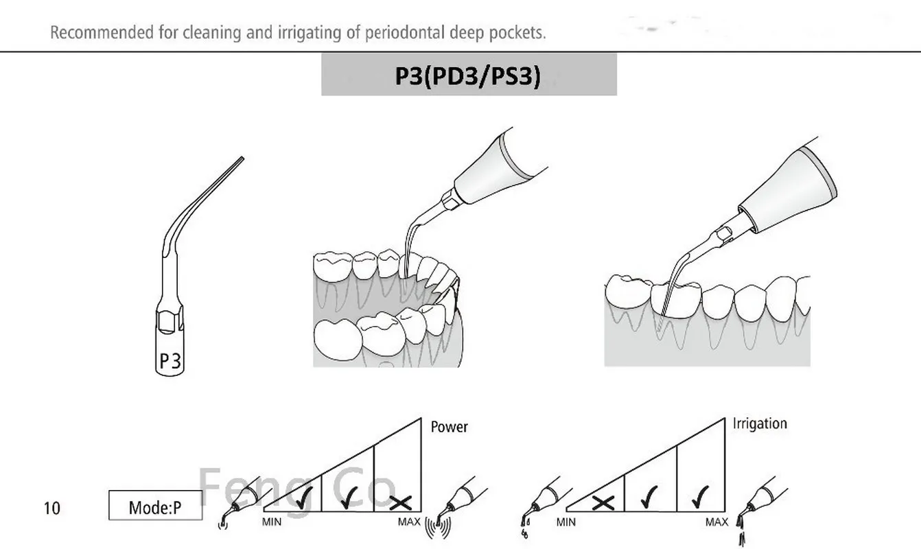 PS3 skaler ultradźwiękowy porady dla SIRONA SIROSON rękojeść Endo Perio Dental skalowanie końcówki dentysta wybielanie zębów