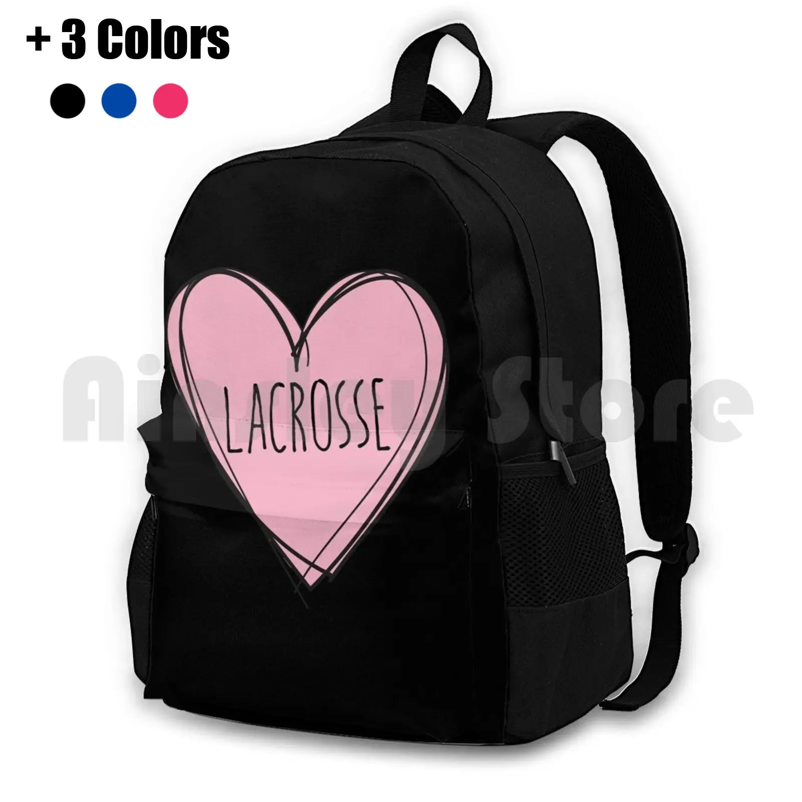 Outdoor Hiking Backpack Riding Climbing Sports Bag Lax Sorority Fraternity University College Funny Frat Pink Preppy Student