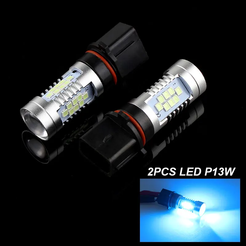 2 stücke P13W Canbus Kein Fehler Für 2008-2012 Audi A4 B8 NonFL Led-lampen Tagfahrlicht DRL Lampe weiß SH24W Auto Zubehör