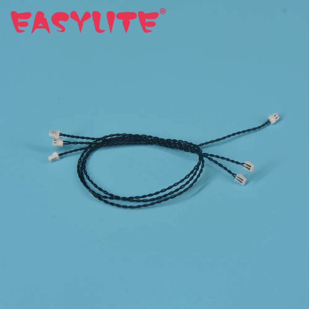 

EASYLITE 0.8 Mm 2 Pin Connectiing Cable For Led Light Kit Compatible With Blocks Model DIY Toys Battery Box USB【Pack Of 10】