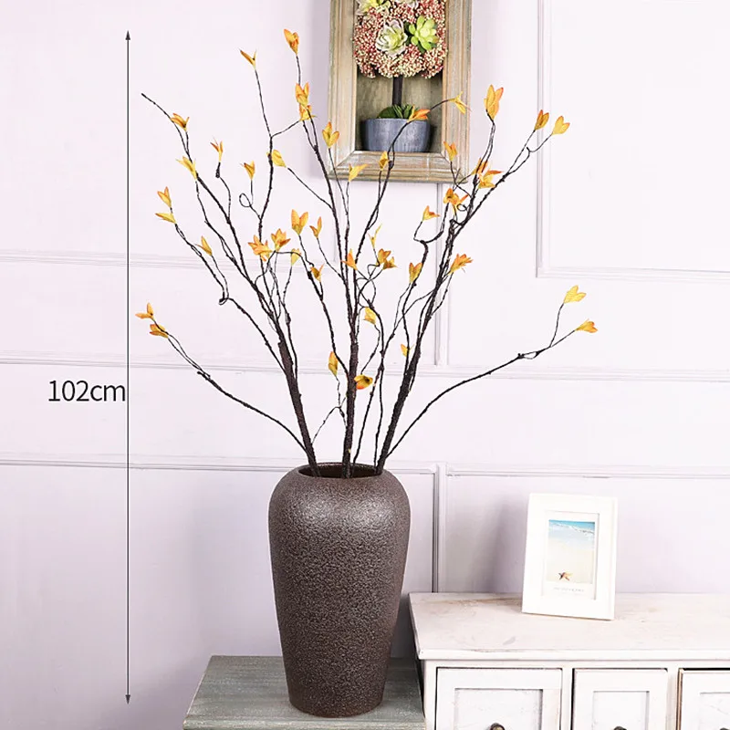 

80CM Artificial Branch Plastic Crafts Simulation Plants Art Beautify Flower Arrangement Accessories Party Home Decor Accessori