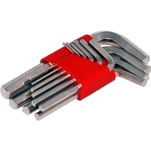 Izeltaş 10'lu Allen hex Key Set 6 Corner Short Size