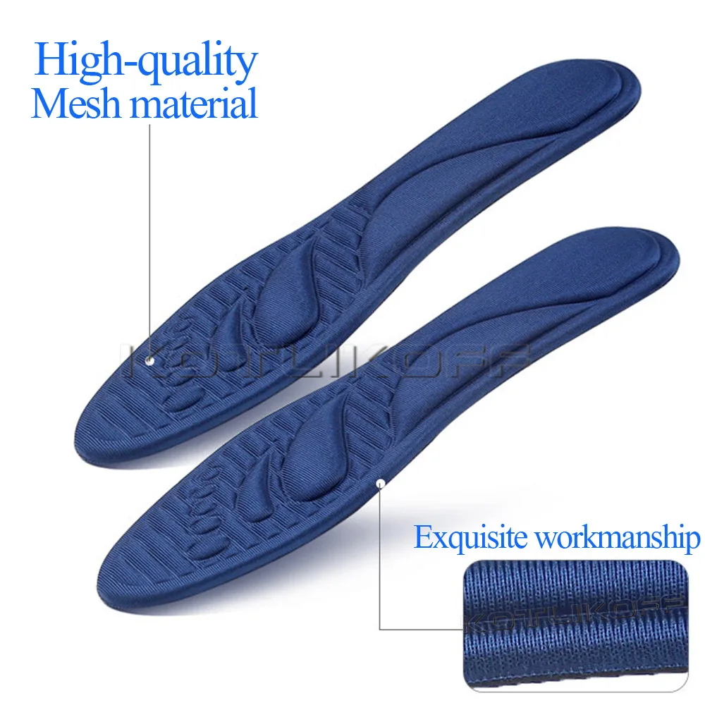 Stretch Breathable Deodorant Running Cushion Insoles For Feet Man Women Insoles For Shoes Sole Pain Relief Plantillas Soft Pads