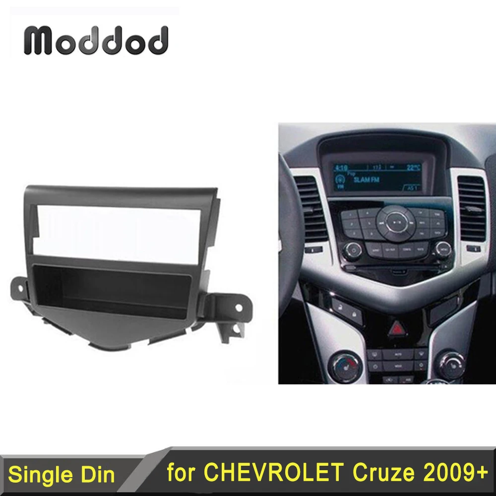 

Audio Fascia for CHEVROLET Cruze 2009-2012 W/Pocket Radio GPS DVD Stereo CD Panel Dash Mount Installation Trim Kit Frame Bezel