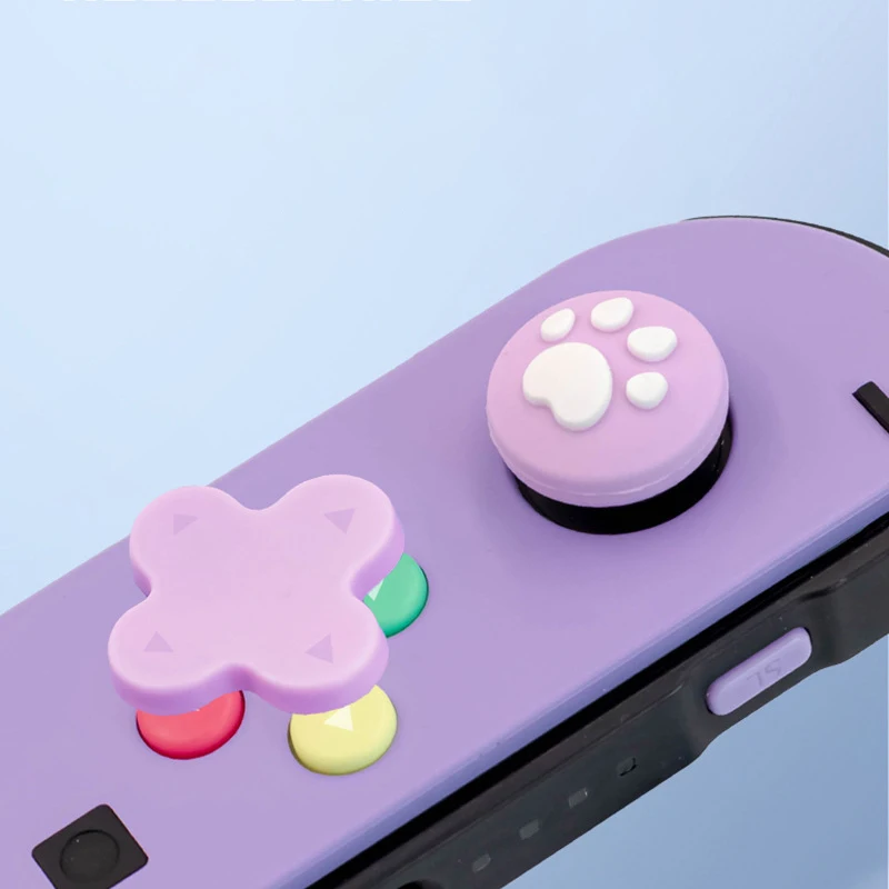 for Nintendo Switch Joystick Button Thumb Stick Grip Cap Protective Cover For Switch Lite Mini Joy-con Controller Skin Colorful