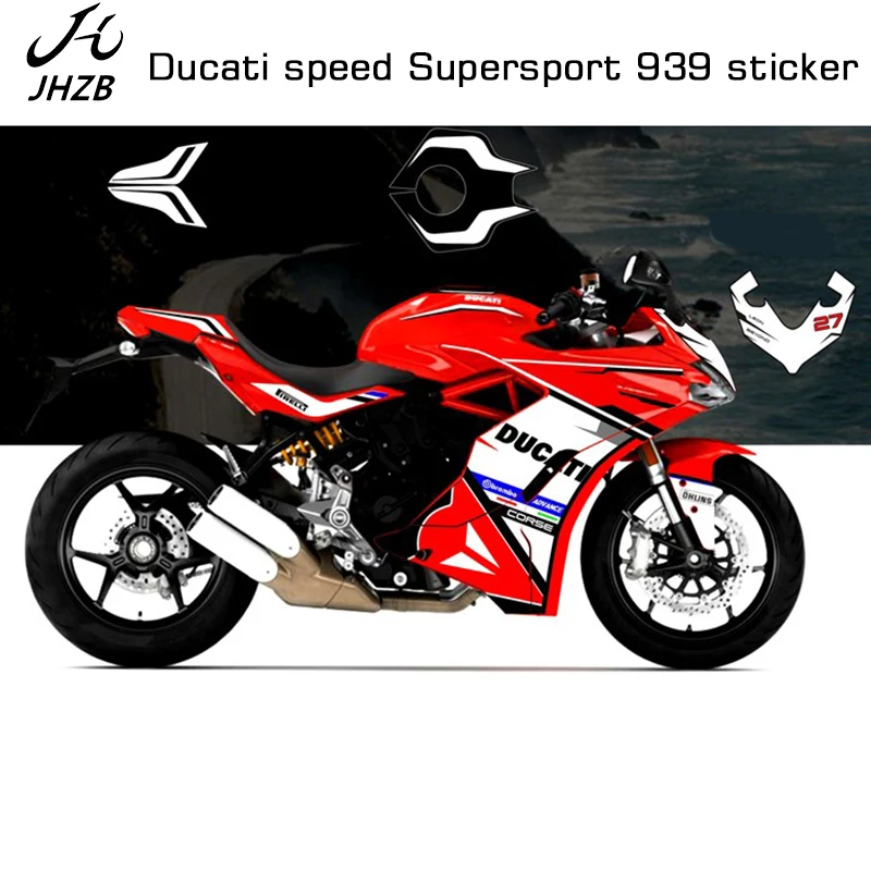 Motorcycle sticker is applicable to Ducati speed Supersport 939 motorcycle sticker waterproof color body decoration decal