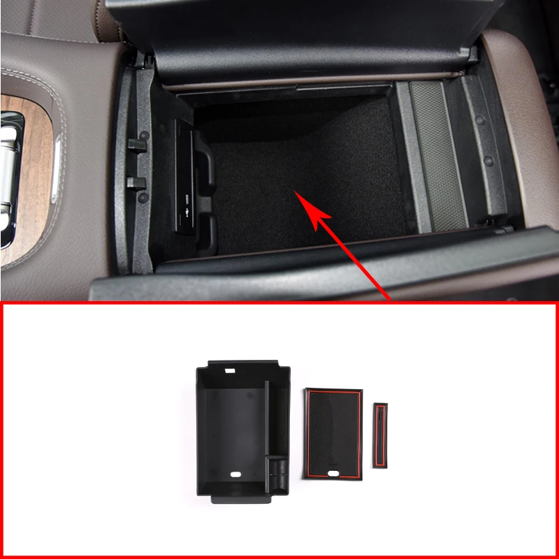 For Mercedes Benz GLE Class GLE350 400 W167 2020 Car Central Armrest Storage Box Container Tray Organizer