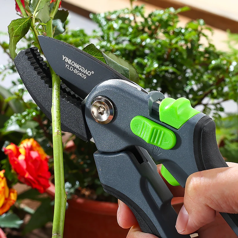 Garden steel pruning shears home fruit tree potted greening durable labor-saving tools orchard home gardening pruning