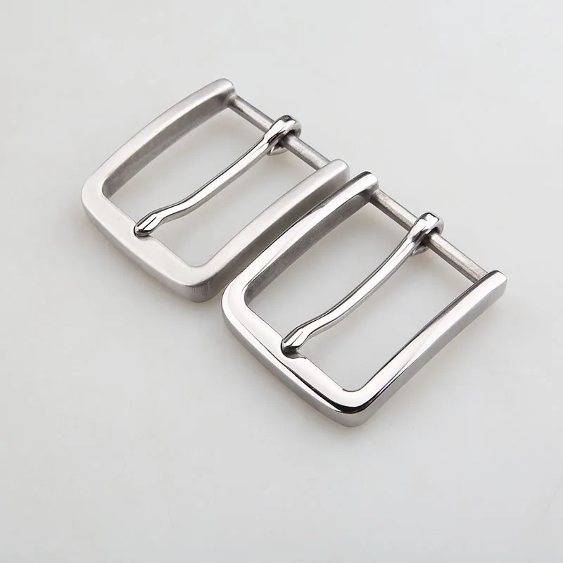 1pcs Metal 35mm Stainless Steel Belt Buckle For Men Single Pin Belt Half Buckle Fit For 32mm-34mm