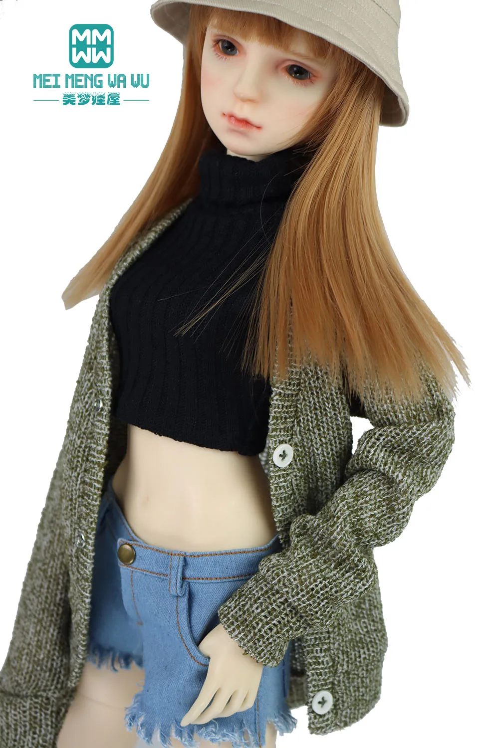 BJD Doll clothes 60CM 1/3 Fashion Girls SD Dolls toys Ball Jointed Doll Sweaters, hats, underwear Girl\'s gift