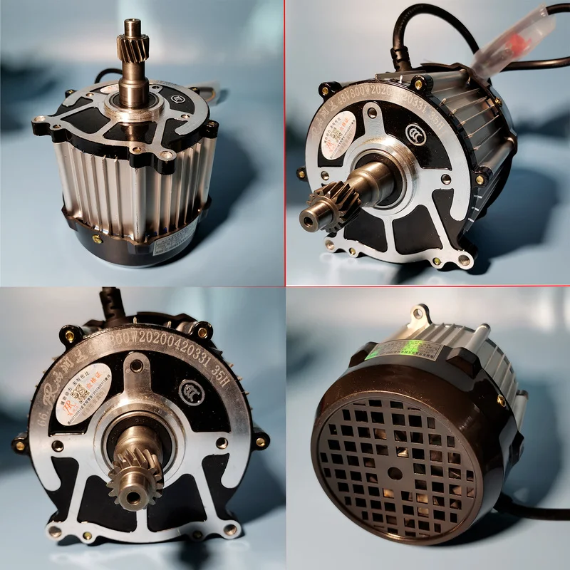 

48V 60V 500/650/800/1000W Electric Motor 5 Hole 16 Tooth Differential Motor Full Copper Core Copper Motor Assembly