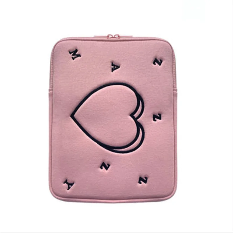 Fashion cute women ipad pouch 11inch for ipad pro11 10.2 air1234 9.7 tablet protective sleeve case 13 14 15 15.6 inch laptop bag