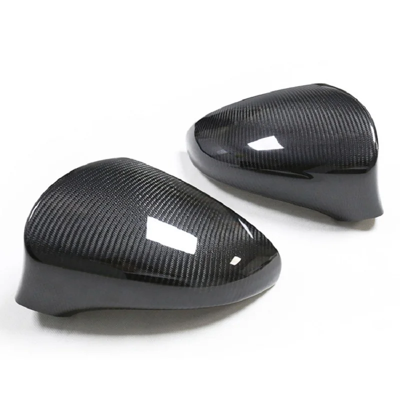 2pcs Dry Carbon Fiber Side Mirror Cover Caps Fit For Lexus ES GS IS300 CT RC Replacement Style