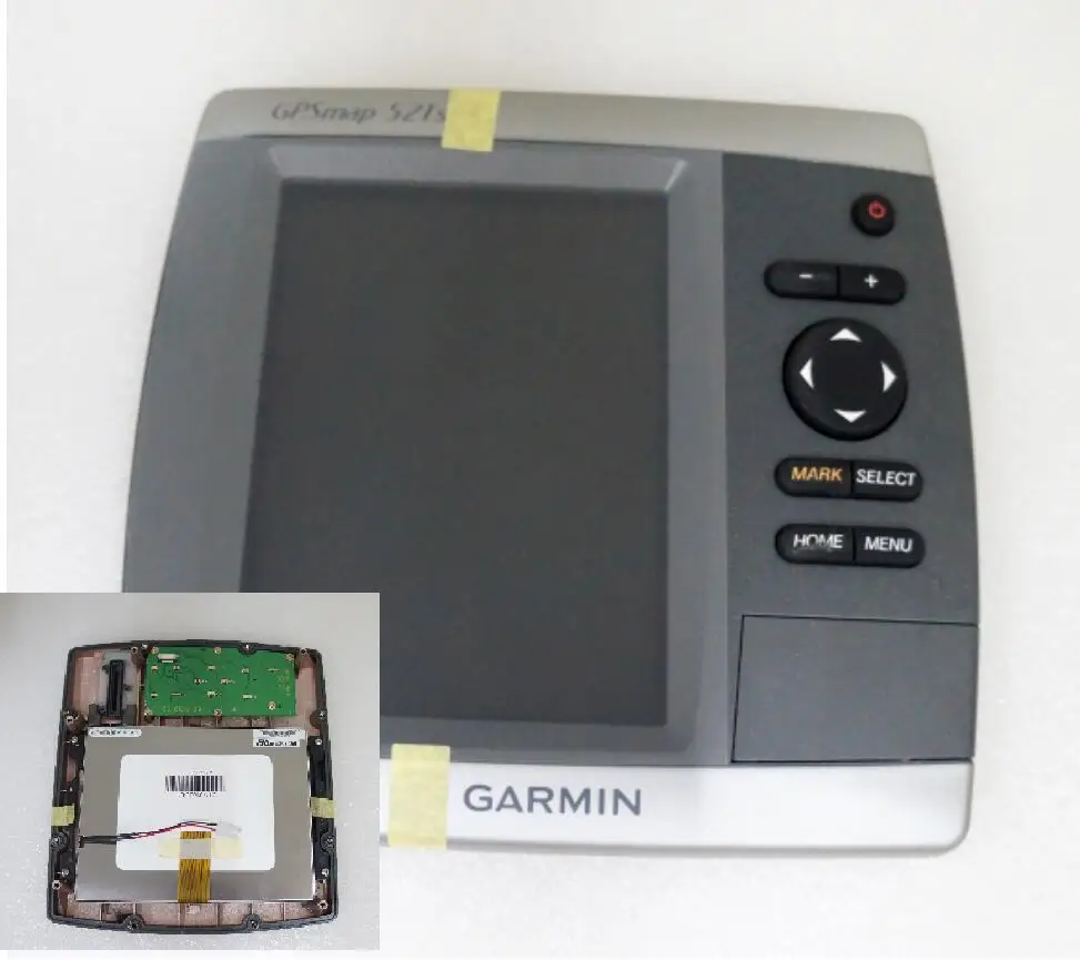 For GARMIN GPSmap 521s LCD Screen Display With Front Glass