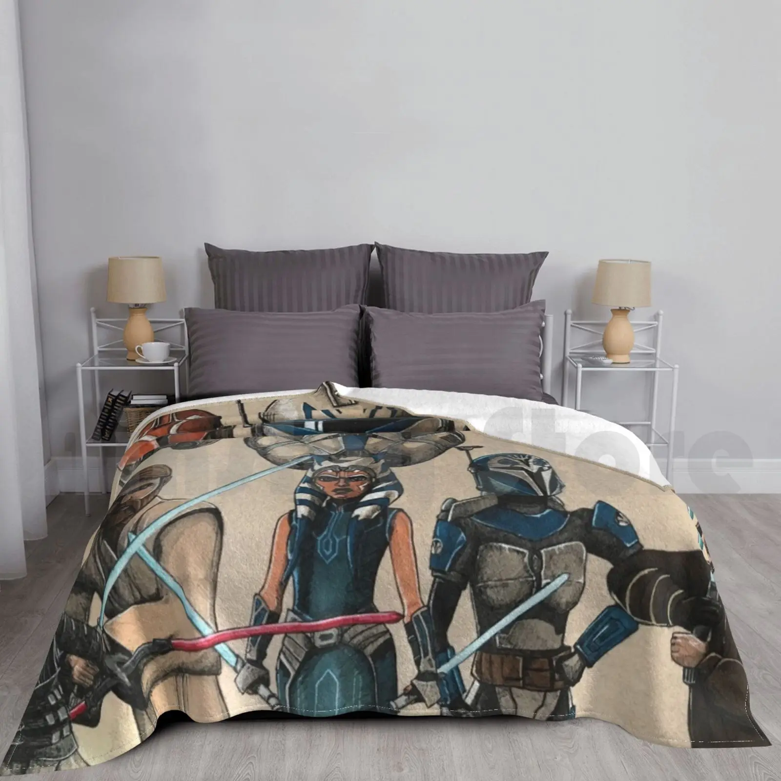 The Clone Wars Season 7 Blanket For Sofa Bed Travel Clonewars Clonetrooper