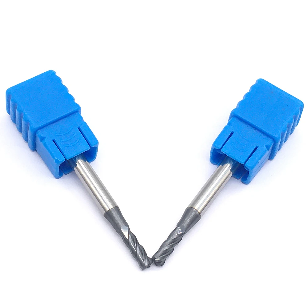Endmills โลหะผสม 1PCS HRC50 4 ขลุ่ย 3.0XD4X50L ตัดด้านล่างคาร์ไบด์ทังสเตนสตีลสี่ใบมีดเครื่อง CNC เครื่องกลึง