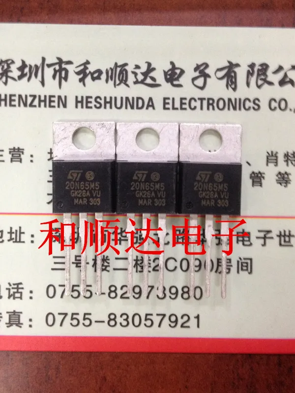 

10PCS STP20N65M5 TO-220