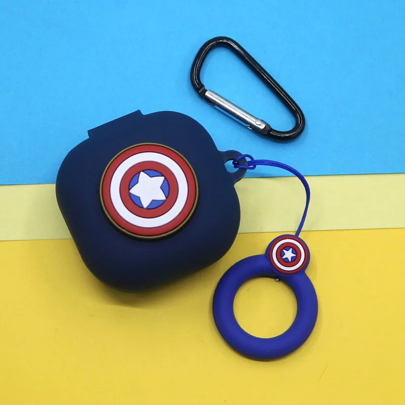 Disney Oortelefoon Hoesje Voor Samsung Galaxy Buds Live/Buds Pro Siliconen Draadloze Bluetooth Case Shell Box Met Lanyard