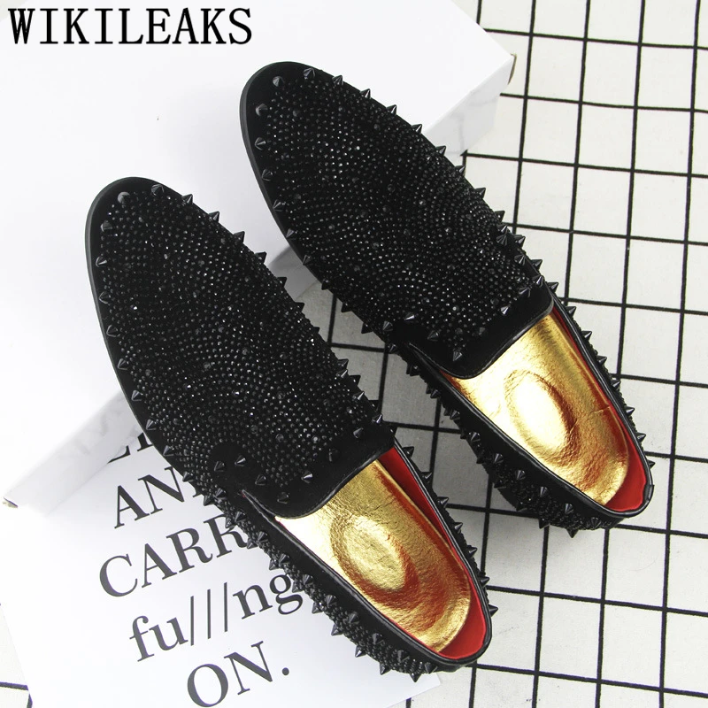 Loafers Evening Dress Party Shoes For Men Fashion Designer Shoes Men Elegant Shoes For Men Erkek Ayakkabi Sapato Social נעליים