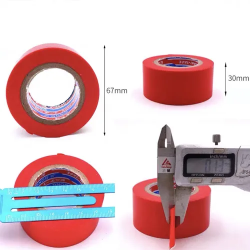 Imagen 2 del producto Cinta aislante eléctrica de PVC resistente a altas temperaturas impermeable retardante de llama sin plomo cinta súper adhesiva 30mm * 20m