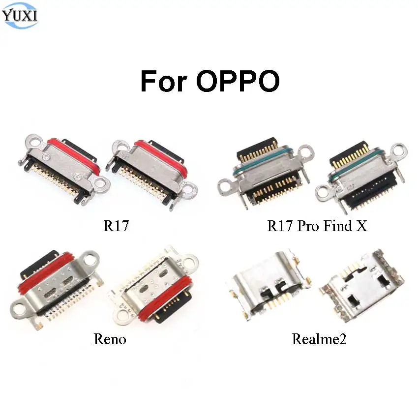 Юйси 1 шт. абсолютно новый для OPPO R17 Pro Find X Reno Realme2 usb зарядный порт зарядное устройство док USB разъем