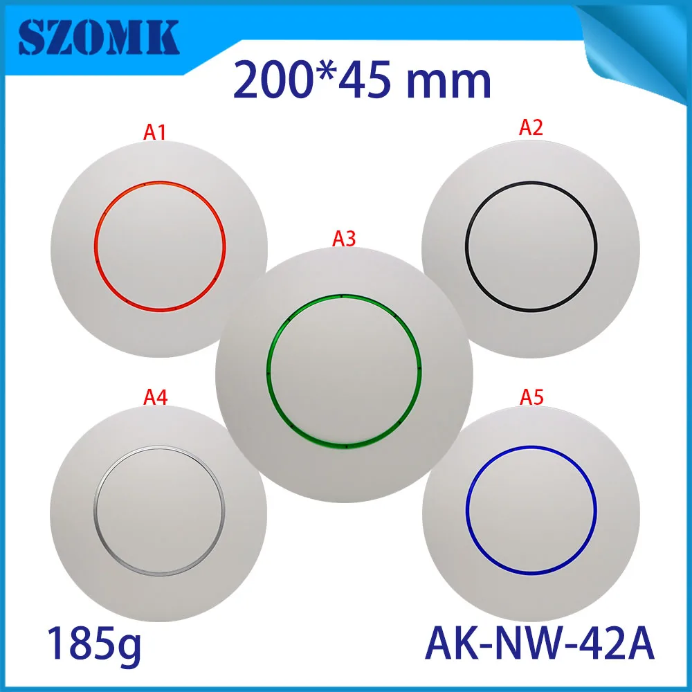 

10 Pcs 200*45mm wireless ceiling AP electronic plastic enclosure junction housing smart home controller communication device box