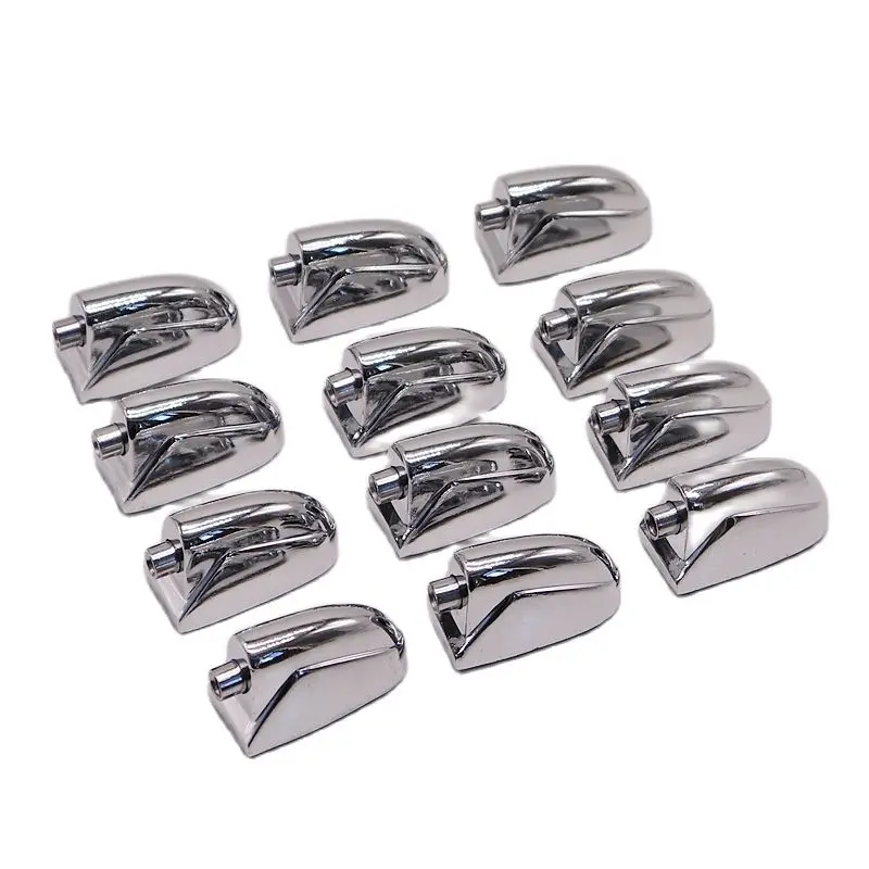 4 Pieces 26mm Hole To Hole Distance Drum Lugs Zinc Alloy Material Silver Color Singel Side Snare Drum Lug with Screws and Washes