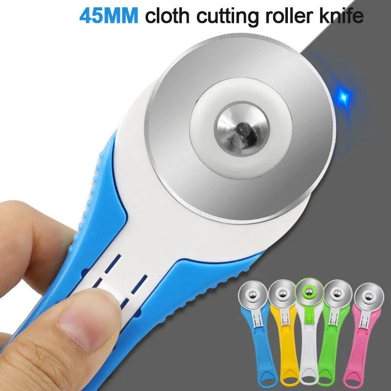 Manual cloth cutter, pulley cutter, roller cutter, cloth cutter, 45mm round wheel cloth cutter, DIY patchwork