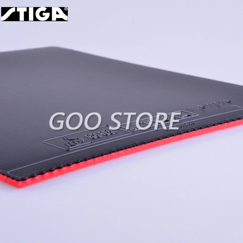 STIGA Tischtennis Gummi MANTRA M/ H Offensive Pickel in mit Schwamm Pips-in Ping Pong Tenis De mesa – Detail 4