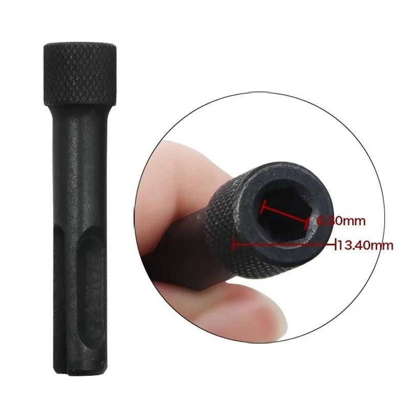 ไขควง Hex Shank Mata Bor อะแดปเตอร์1/4 "แปลงซ็อกเก็ตแรงกระแทกชุดสำหรับ SDS ค้อนเจาะเครื่องมือ