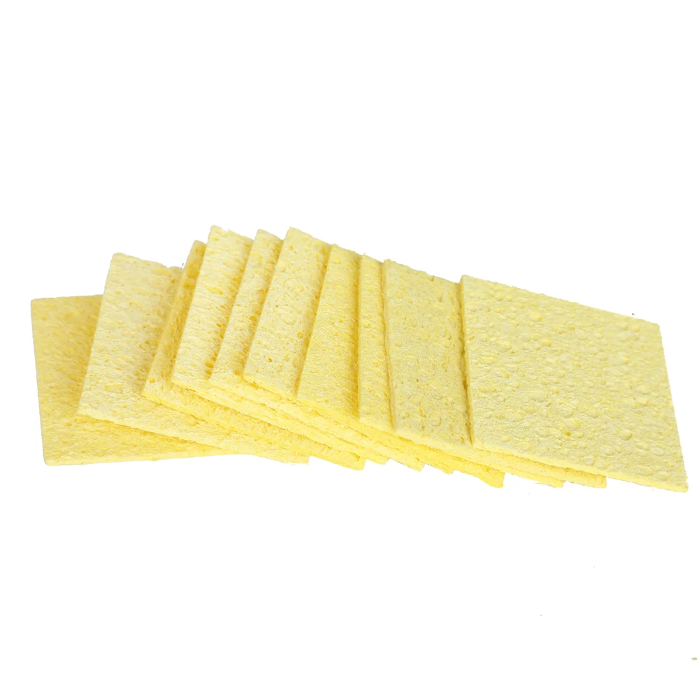 5/10 PCS spugna per la pulizia della saldatura per saldatore punta pulita resistente al calore sostituibile spugna per pulizia utensili a mano