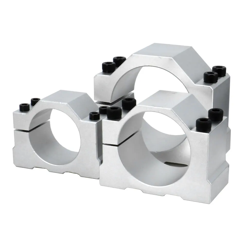 Imagem -02 - Alumínio Cnc Spindle Clamp Holder Router Mount Bracket Eixo z 52 mm 65 mm 80 mm 800w 1.5kw 2.2kw