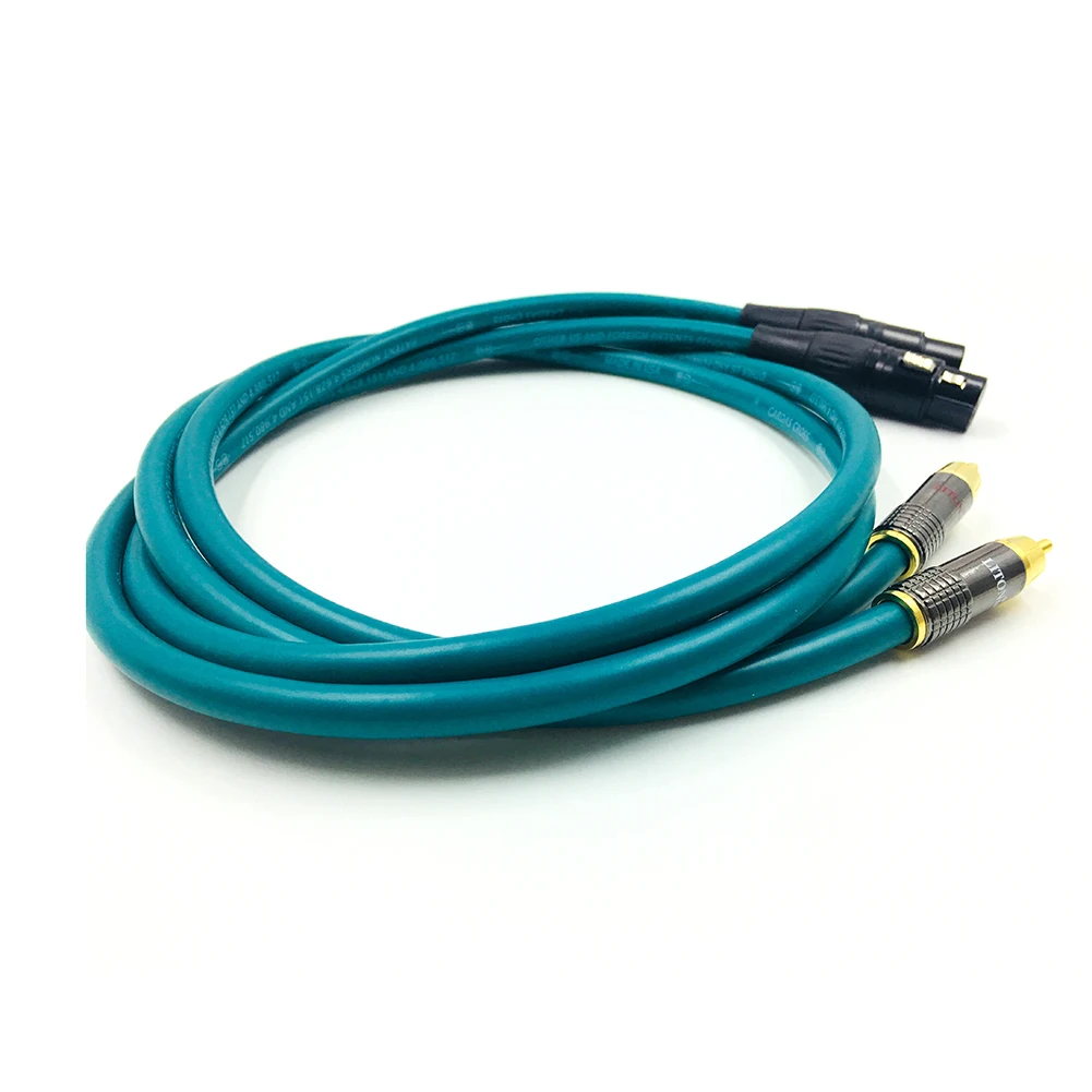 

Hifi Audio Dual Female Xlr to Rca Cable, 2 Xlr Female to 2 Rca Male Patch Cable Hifi Stereo Audio Connection Cable Wire