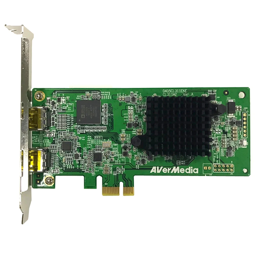 AVerMedia CL311-M2 1080P HDMI Analog Signal Input Video Capture Card For WIN 32 64 Bits AV S Terminal PCIE DVR Card Support VBI