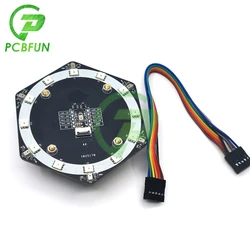 6+1 MSM261S4030HOR I2S Microphone Speech Recognition Array Module K210 Board LED Display for Voice Recognition Capture 140DB SPL