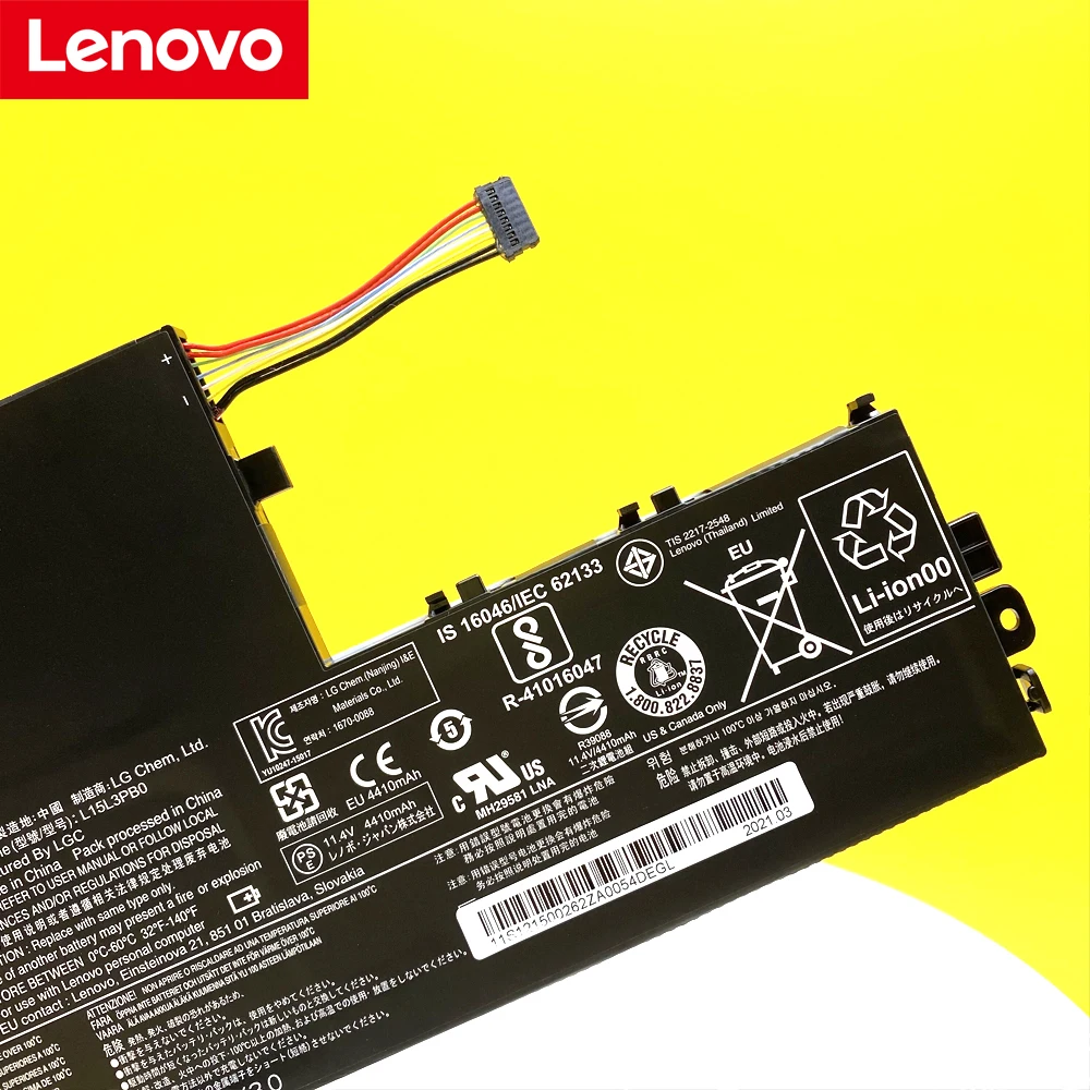 NEW Original Battery For Lenovo Flex 5 1470 1570 Ideapad 520S-14IKB Yoga 520-14IKB L15M3PB0 L15L3PB0 L15C3PB1