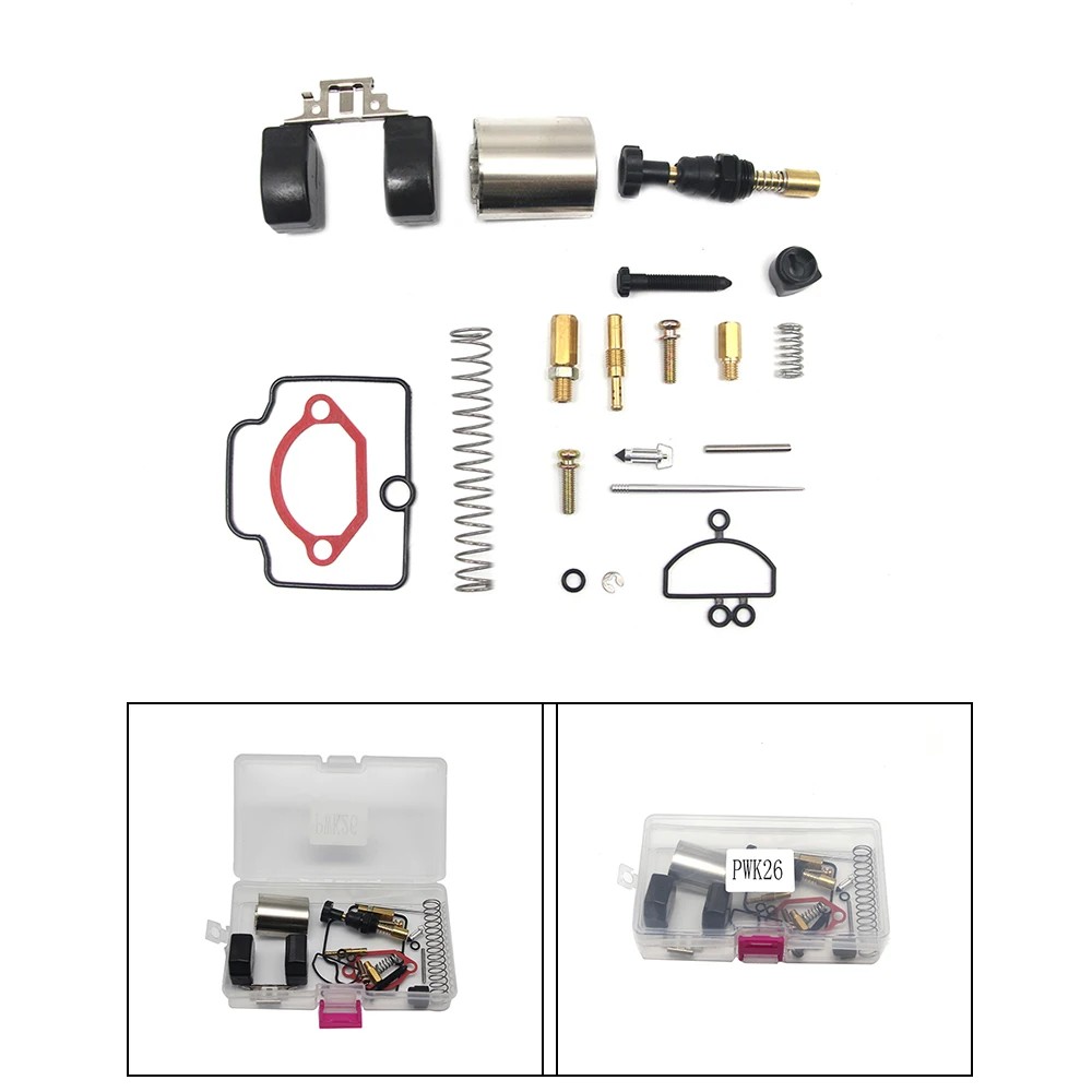 Alconstar 1 Set  PWK 24 26 28 30 32 34 36 38 40 mm KEIHIN KOSO Motorcycle Carburetor Carburador Repair Kit With Spare Jets New