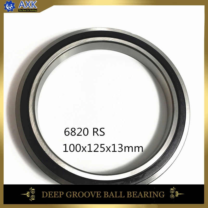 6820 2RS S6820-2RS 440 Stainless Steel Bearing ABEC-1 100x125x13 MM  Metric 6820RS Thin Section Bearings 6820 RS  61820RS