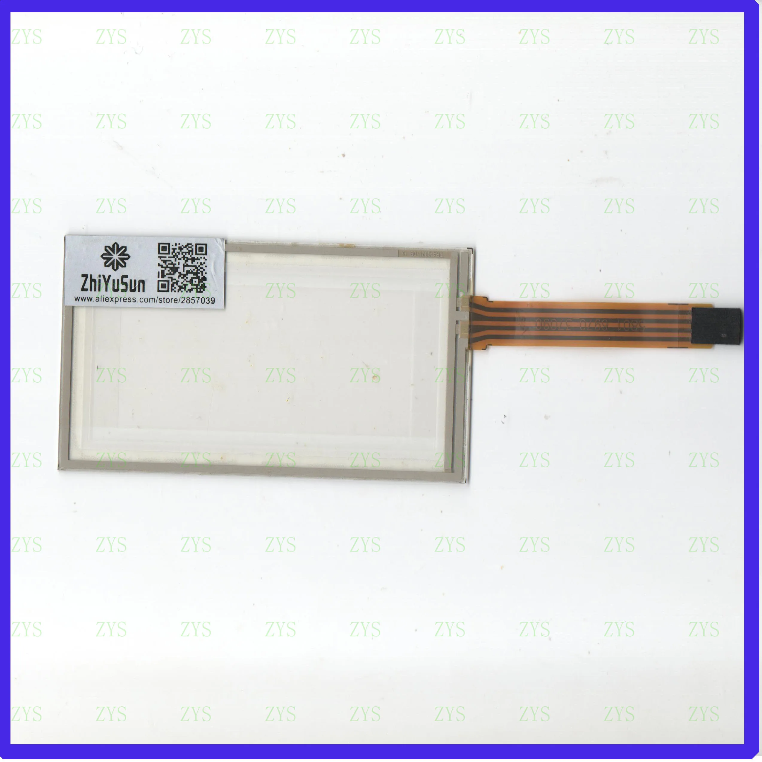 

Wholesale TR4-037F-09 this is compatible comNEW 3.7inch 4 line For Car DVD touch screen panel Sensor glass TR4037F09