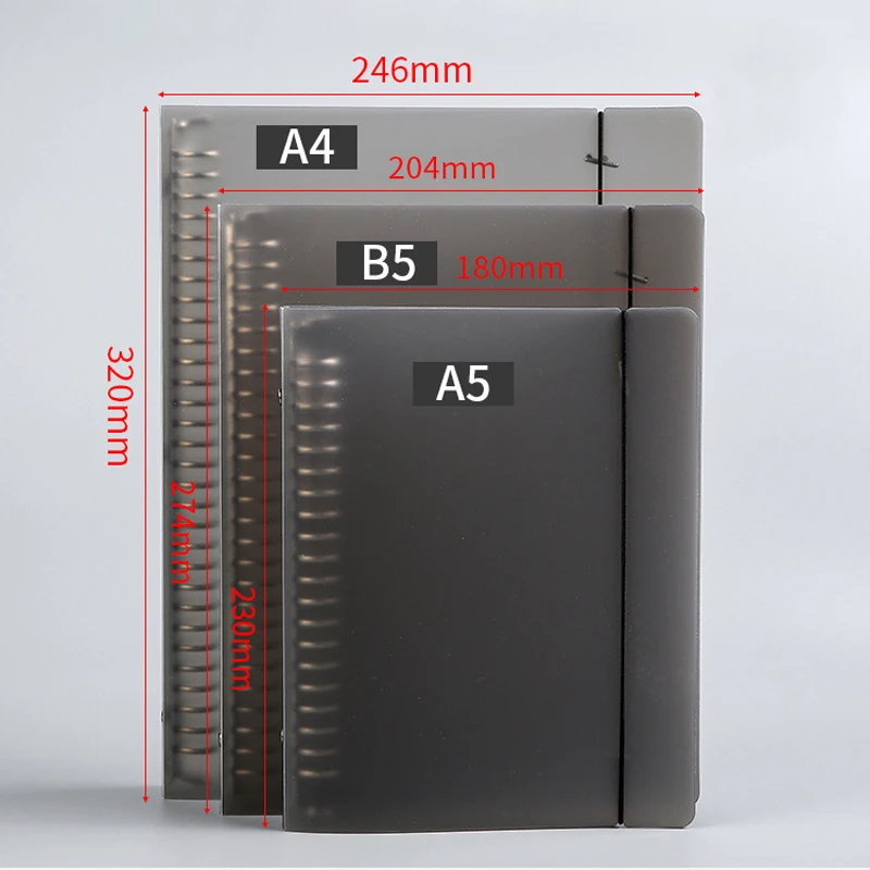 Prosty A5 B5 A4 Notebook luźny segregator luźny pasek luźny liść wewnętrzny rdzeń na terminarz artykuły szkolne