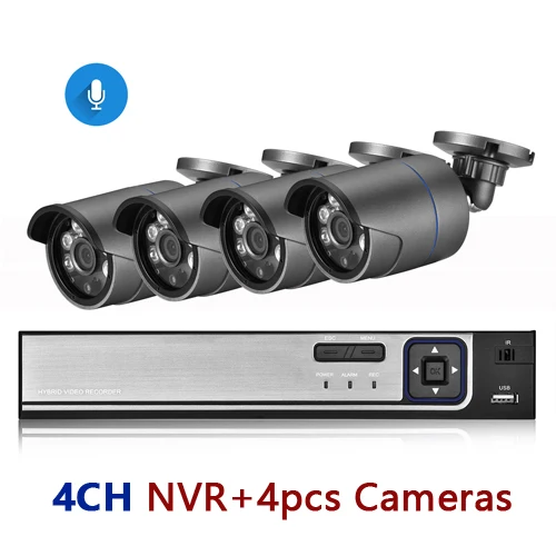 4CH NVR and 4 Camera